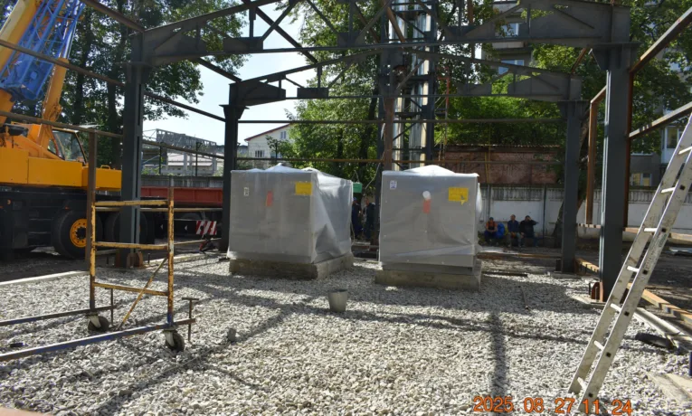 В Івано-Франківську будують сучасну модульну котельню