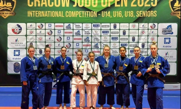 Юні дзюдоїсти з Надвірнянщини вибороли нагороди на міжнародному турнірі в Кракові