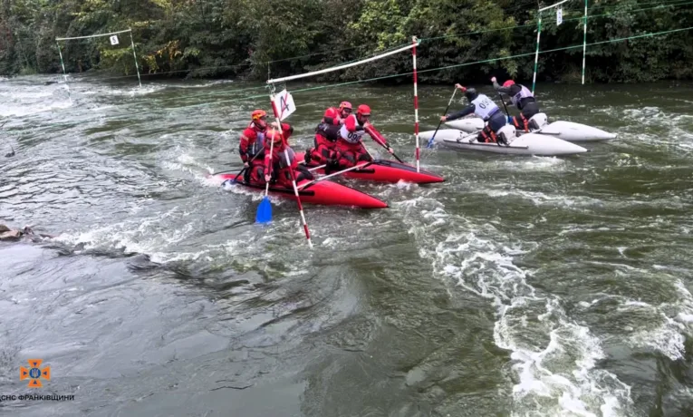 Прикарпатські рятувальники здобули призові місця на Чемпіонаті України зі спортивного водного туризму