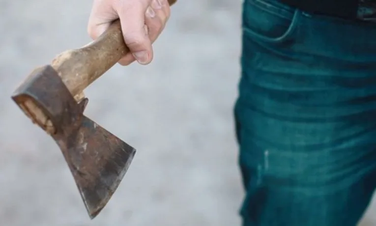 Франківець сокирою розтрощив автомобіль після конфлікту