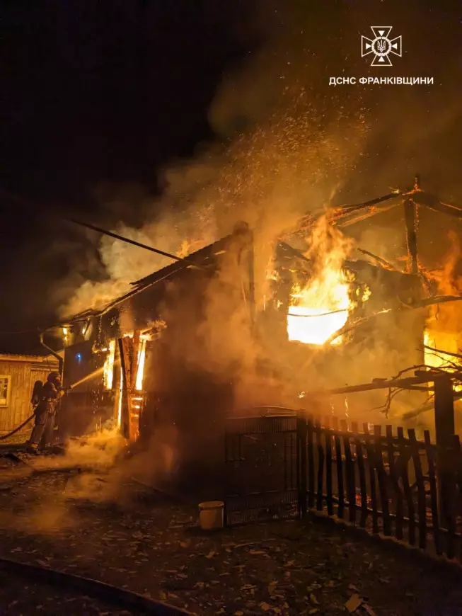 На Прикарпатті у пожежі житлового будинку загинув чоловік