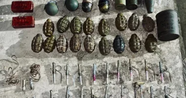 У Франківську викрили чоловіка, який зберігав арсенал вибухівки та гранат