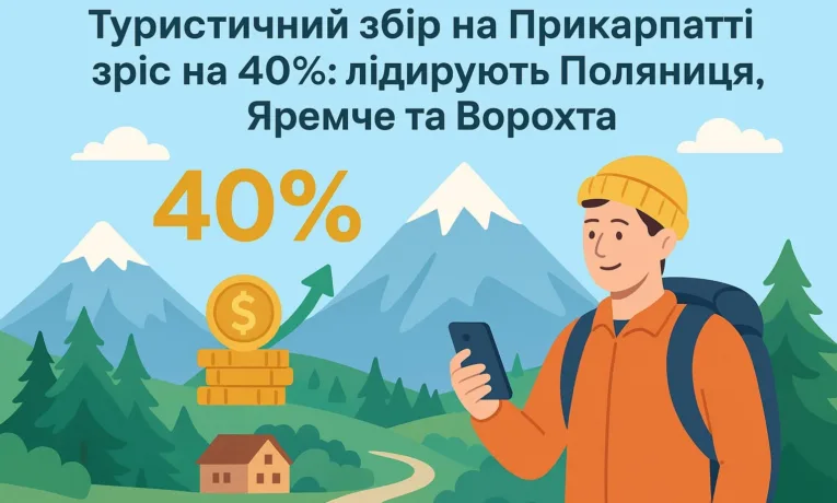 Туристичний бум на Прикарпатті: надходження збільшилися на 13 млн грн