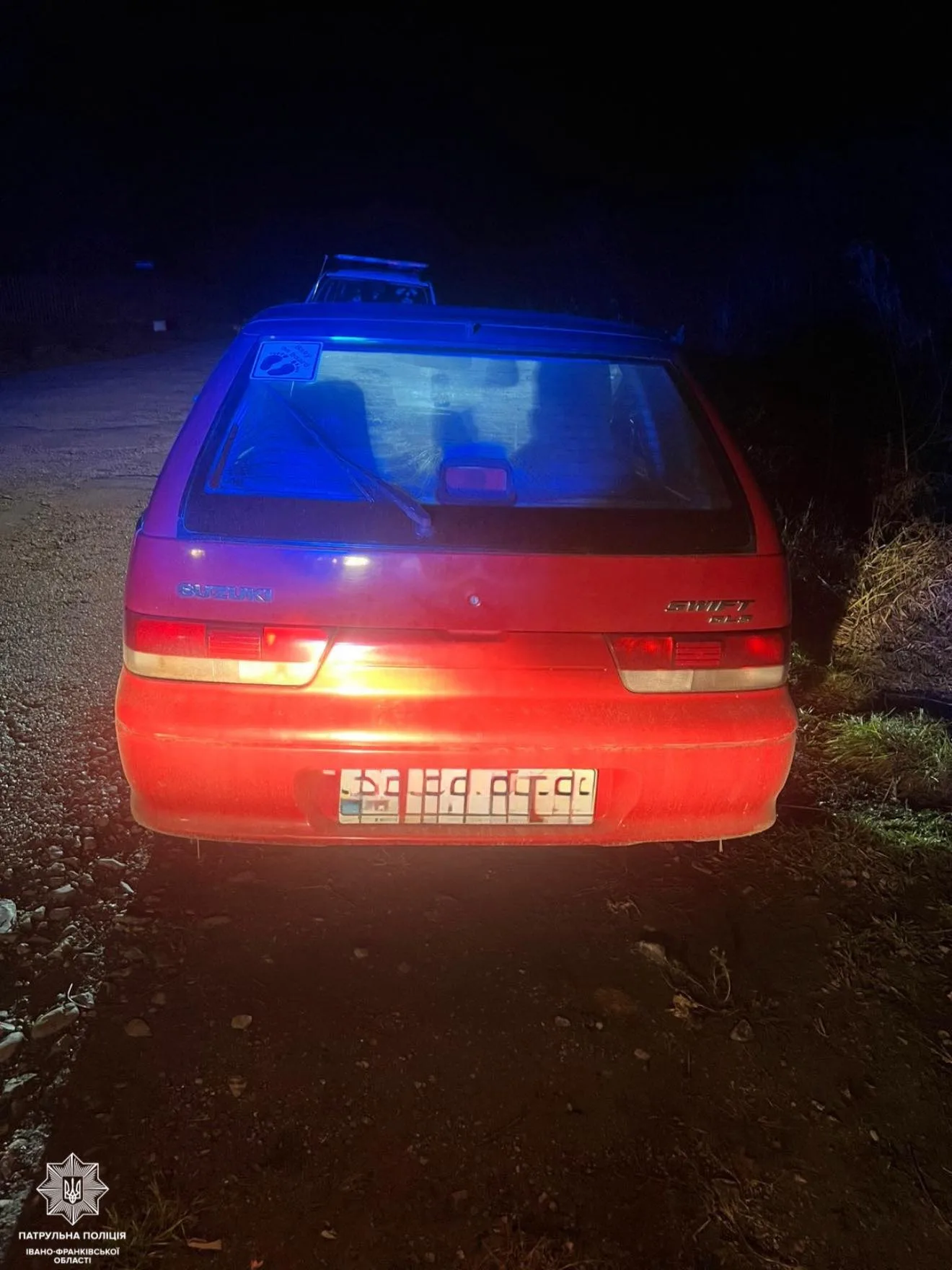 На Франківщині патрульні зупинили водія Suzuki з ознаками сп’яніння