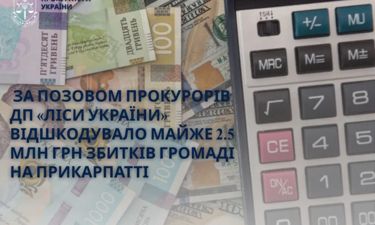Прокуратура домоглася компенсації за незаконну вирубку лісу на Прикарпатті