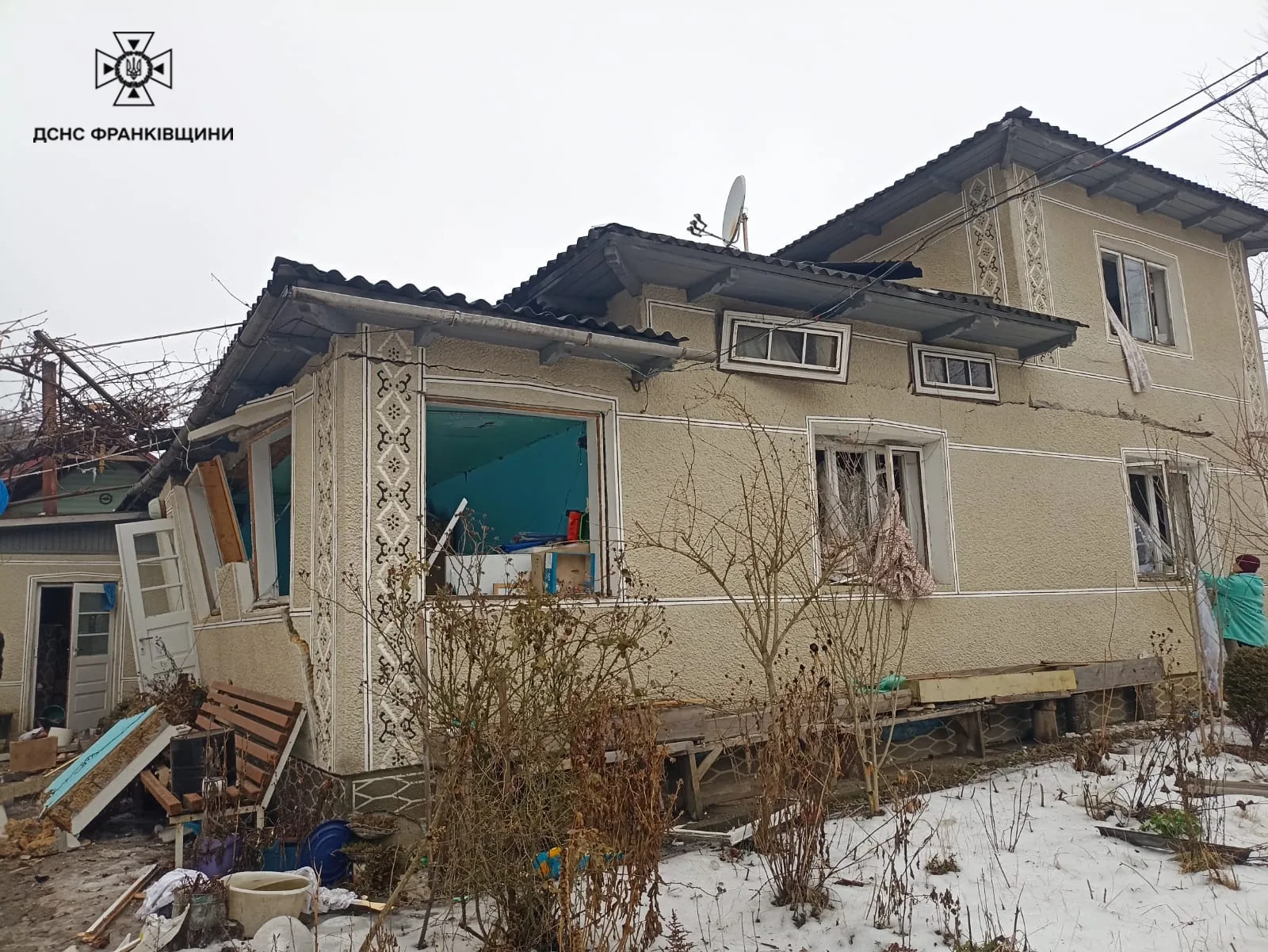 Вибух у Верховинському районі: частково зруйновано житловий будинок