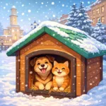 У Франківську встановили будиночки з підігрівом для безпритульних тварин