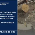 На Прикарпатті судитимуть головного лісничого за незаконні рубки на майже 3,4 млн грн
