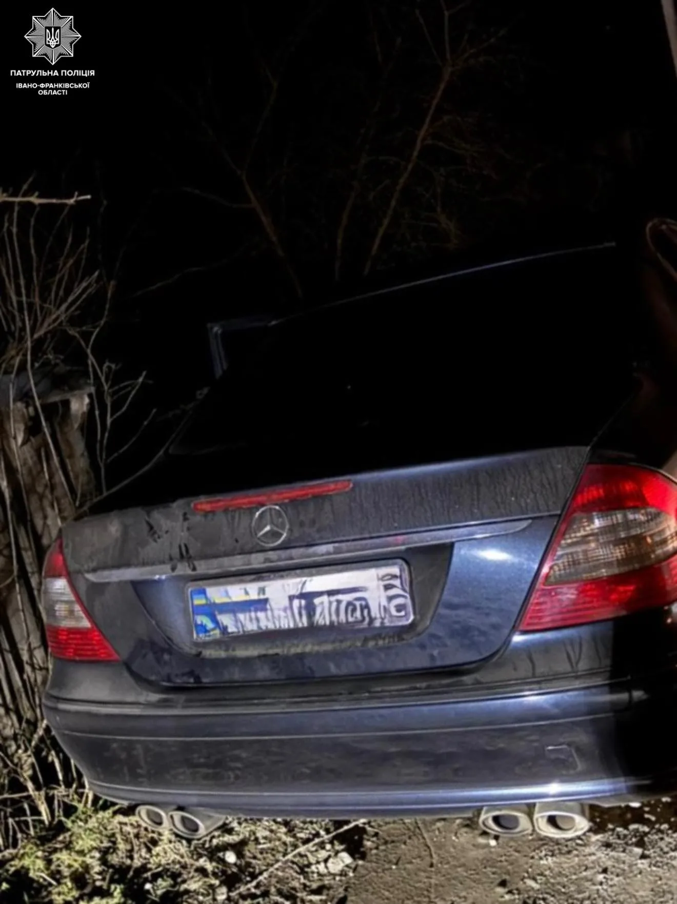 На Прикарпатті нетверезий водій намагався втекти від поліції