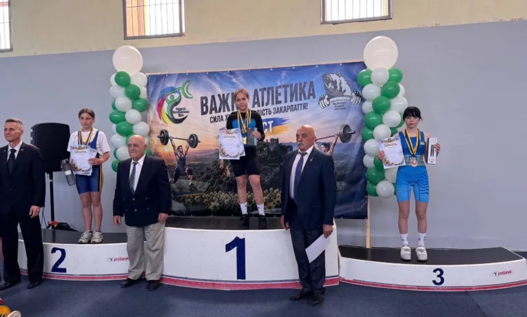 Юні важкоатлети Прикарпаття здобули низку нагород на чемпіонаті України