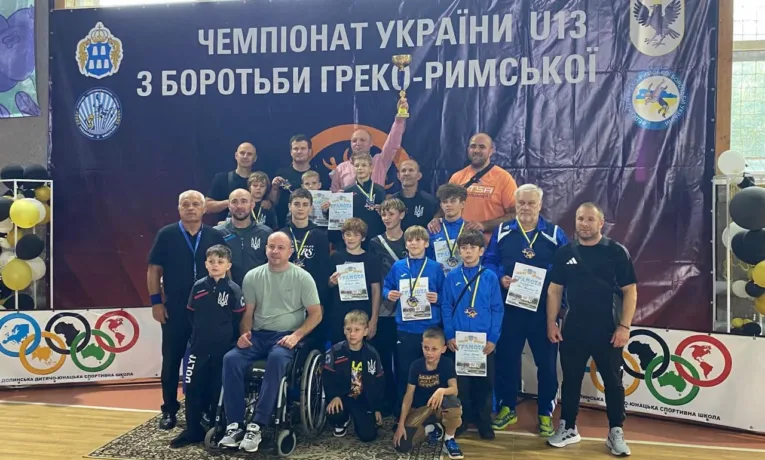 Івано-Франківщина перемогла у командному заліку чемпіонату України U13 з греко-римської боротьби